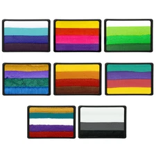 Rainbow Face Paint Palette Split Cake Face Painting for Kids Halloween 1.06OZ