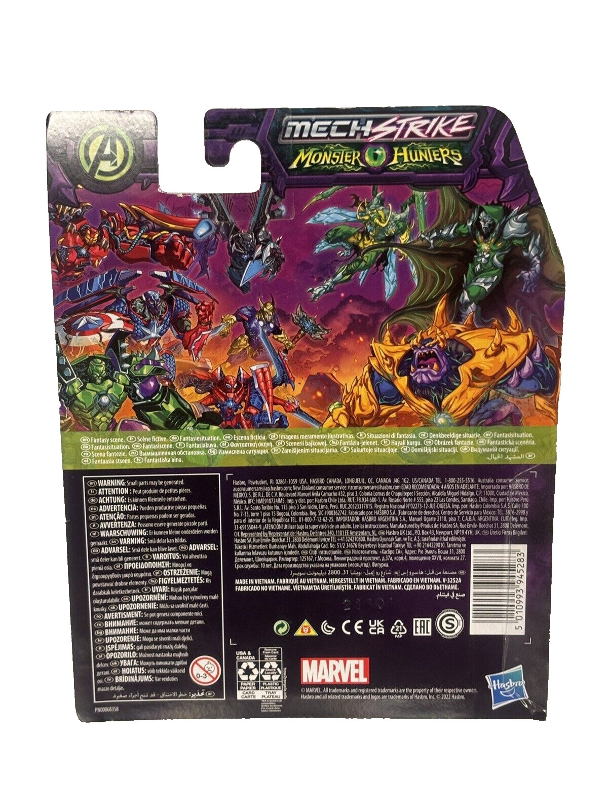 Marvel Mech Strike Monster Hunters LOT of 3: Capt America, Bk Panther, Dr. Doom thumbnail 7