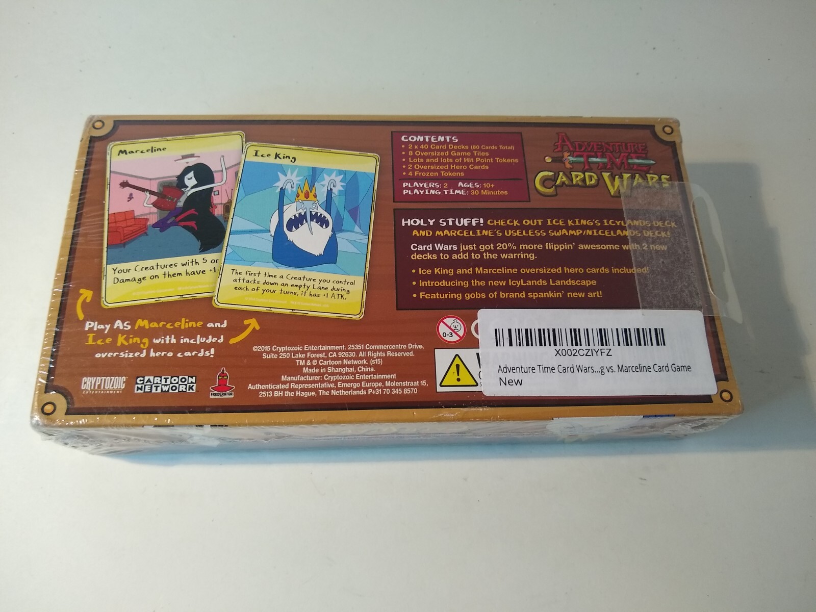 Adventure Time Card Wars Ice King Vs. Marceline Collector's Pack eBay