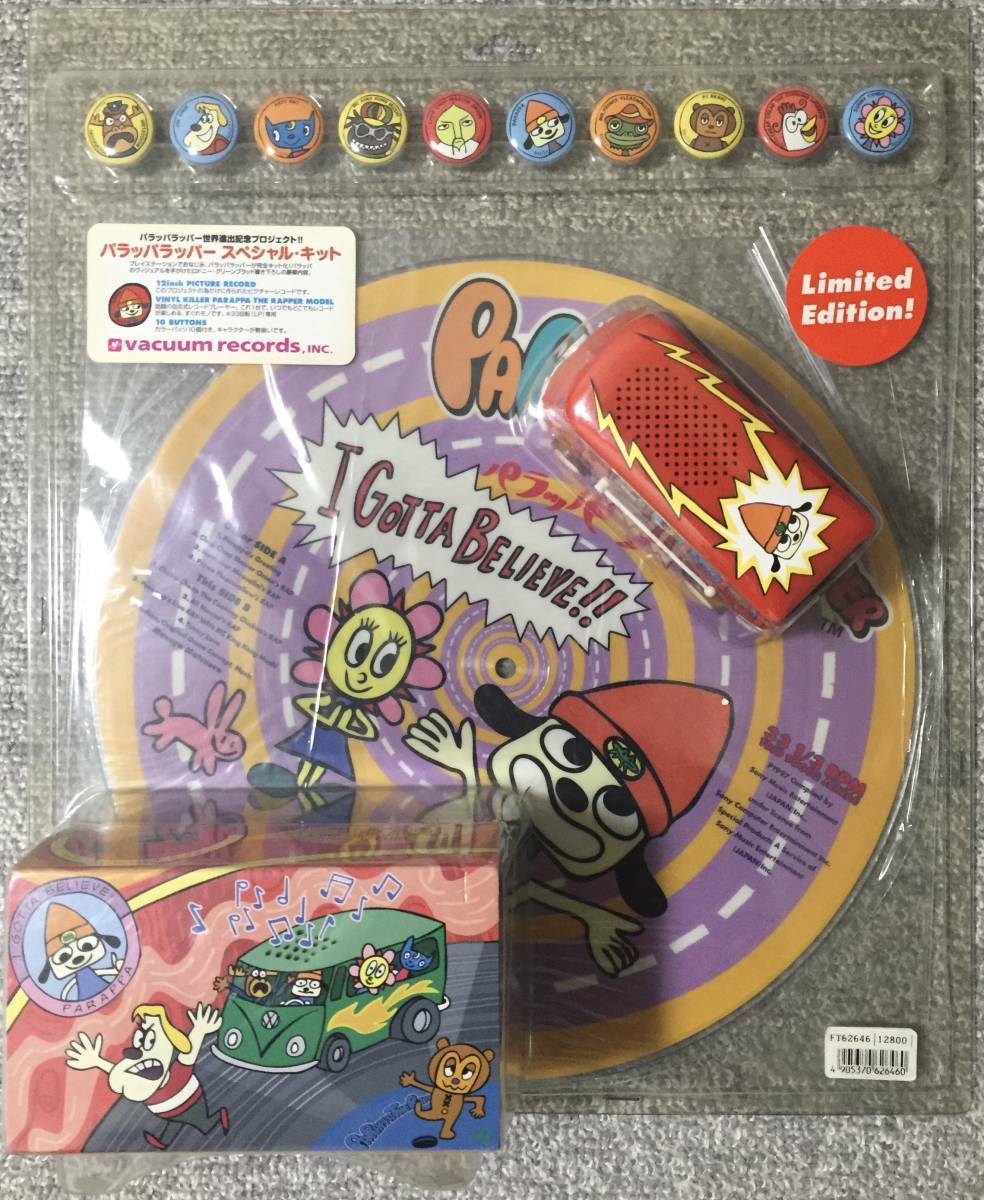 Masaya Matsuura, Parappa, The Rapper Memorial Vinyl Killer, Unopened, Sealed