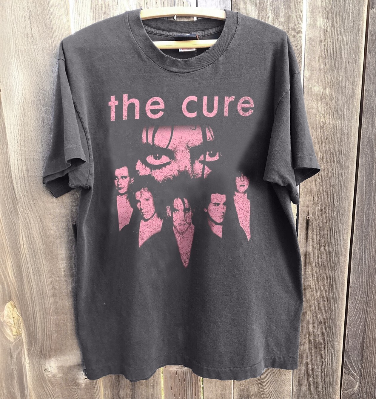 HOT! The Cure Band 90s shirt, The Cure Love Unisex Charcoal T-shirt Size S-5XL