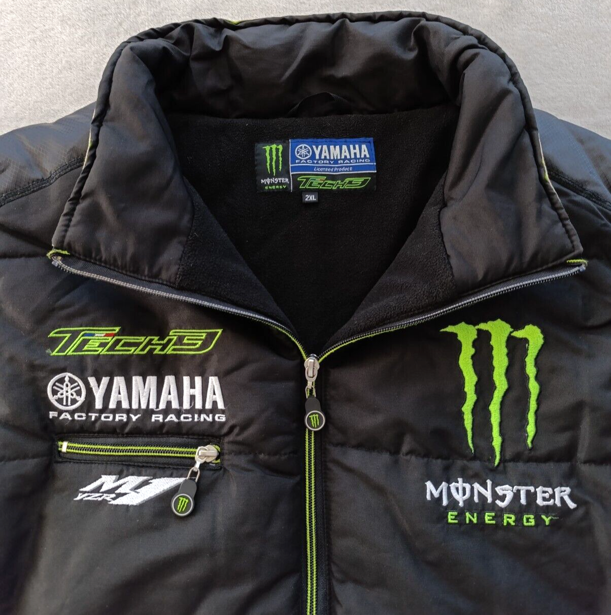 Monster Energy Yamaha Tech 3 mens Racing Motorsport Vest Gilet
