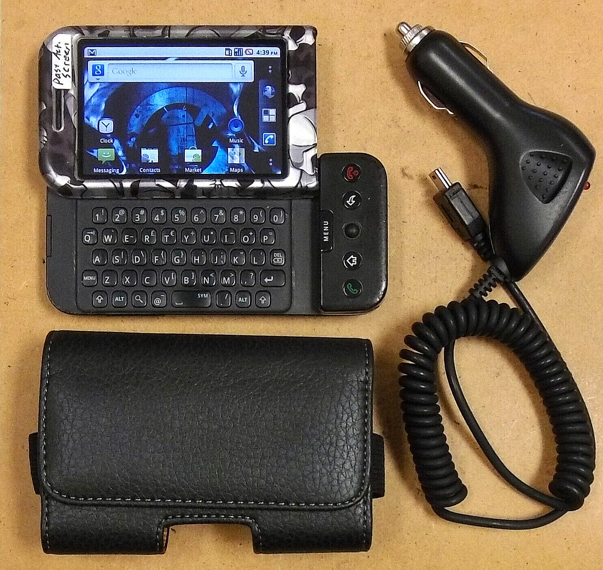 HTC Dream DREA100 / Google G1 - Black ( T-Mobile ) Very Rare
