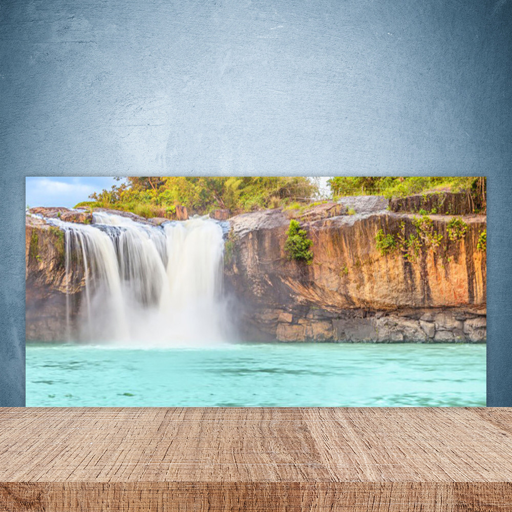 Crédence de cuisine en verre panneau paroi 100x50 paysage