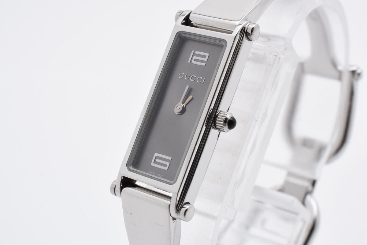 GUCCI 1500L charcoal GREY STEELレディース　時計 GUCCI 1500L charcoal GREY STEELレディース 時計 楽天市場