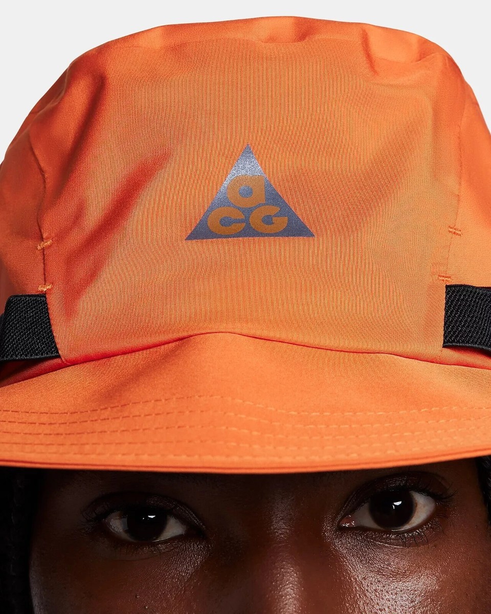 Nike Apex ACG Gore-Tex Bucket Hat Campfire Orange Unisex Sz Small
