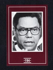 Colin Powell Secretary of State 1991 Face To Face Game Famous Celebrity Card
