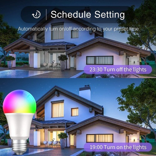 E27 15W LED WIFI Bluetooth Bulb Light Globe For Alexa Google Home RGB Color Lamp - Picture 6 of 12
