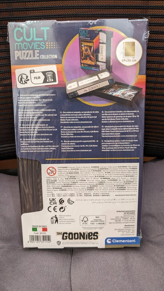 CULT MOVIES PUZZLE COLLECTION - THE GOONIES - JIGSAW PUZZLE 500 PCS. - Immagine 2 di 4