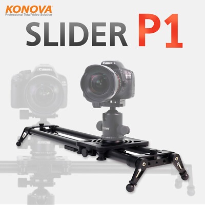 Konova P1 Carbon Kamera Slider 60cm (23,6'') mit Tasche Parallax Panorama stabil