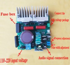 110 220V half-bridge drive circuit board 18  60khz 400W for music arc