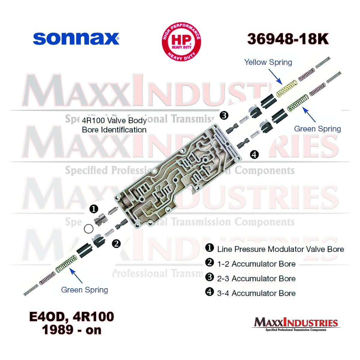 Sonnax 36948-18K Transmission Performance Rated Accumulator