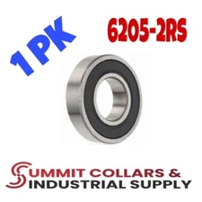 6205 2RS C3 EMQ Precision Rubber Sealed Bearing Ball Bearings 25x52x15 - 1 Pc