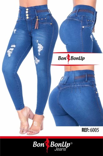 Bon Bon Up Jeans Levanta cola jeans colombianos butt lifter levanta pompis  6005 | eBay