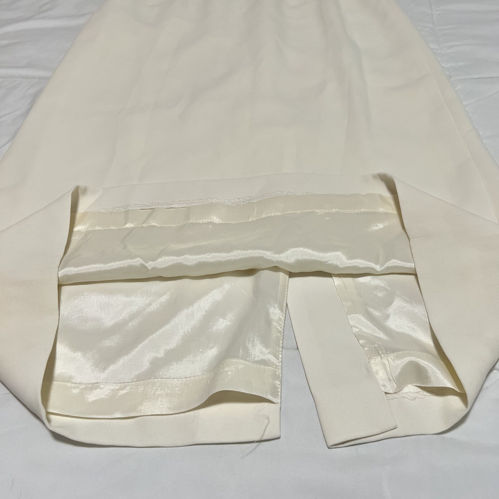 Le Suit Women's Summer Sunset Twill Pencil Skirt 8P Vanilla New with Tag image 8