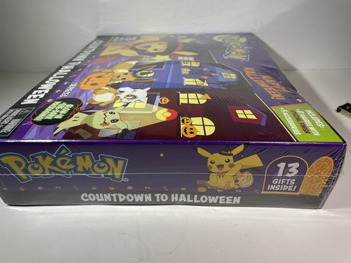 Pokémon Halloween Avvento 13 Giorni Calendario Conto alla Rovescia Pikachu Eevee Cubone Zubat - Foto 16 di 24