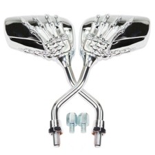 Espejos retrovisores Skull aptos para Yamaha V-Star 650 950 1100 1300 Classic Stryker
