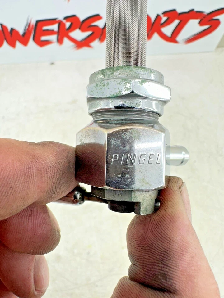 HARLEY DAVIDSON EVO SOFTAIL Chrome Pingel Gas Fuel Valve Petcock - Image 4 of 4
