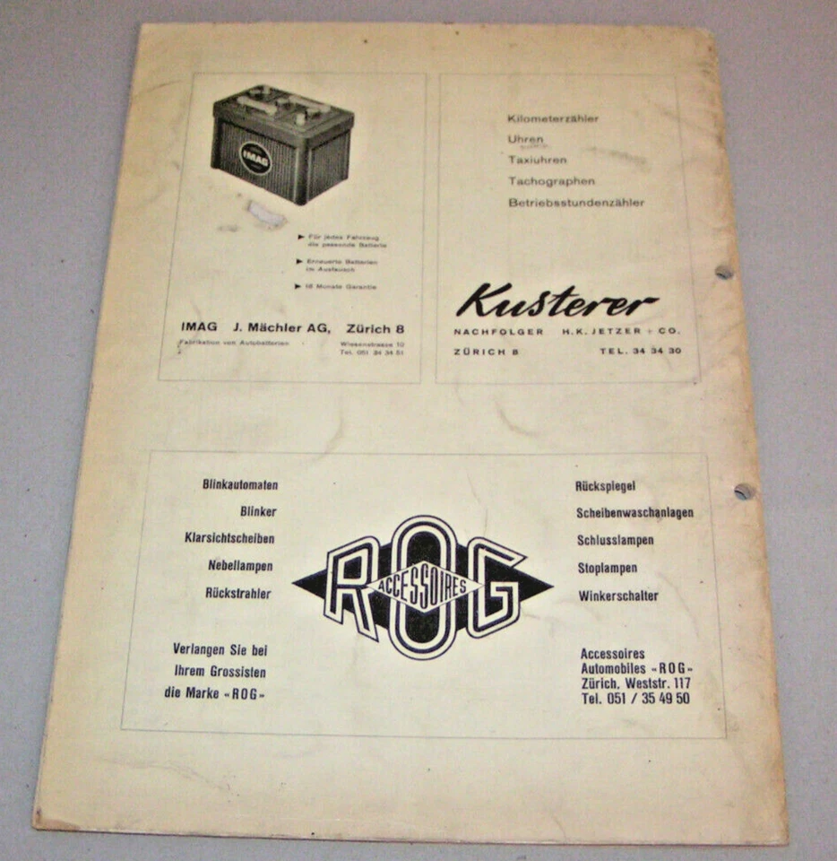 Coche Manual de Reparación Vauxhall Cresta Modelo pa - Año Fabricación 1958-1962 - Imagen 2 de 3