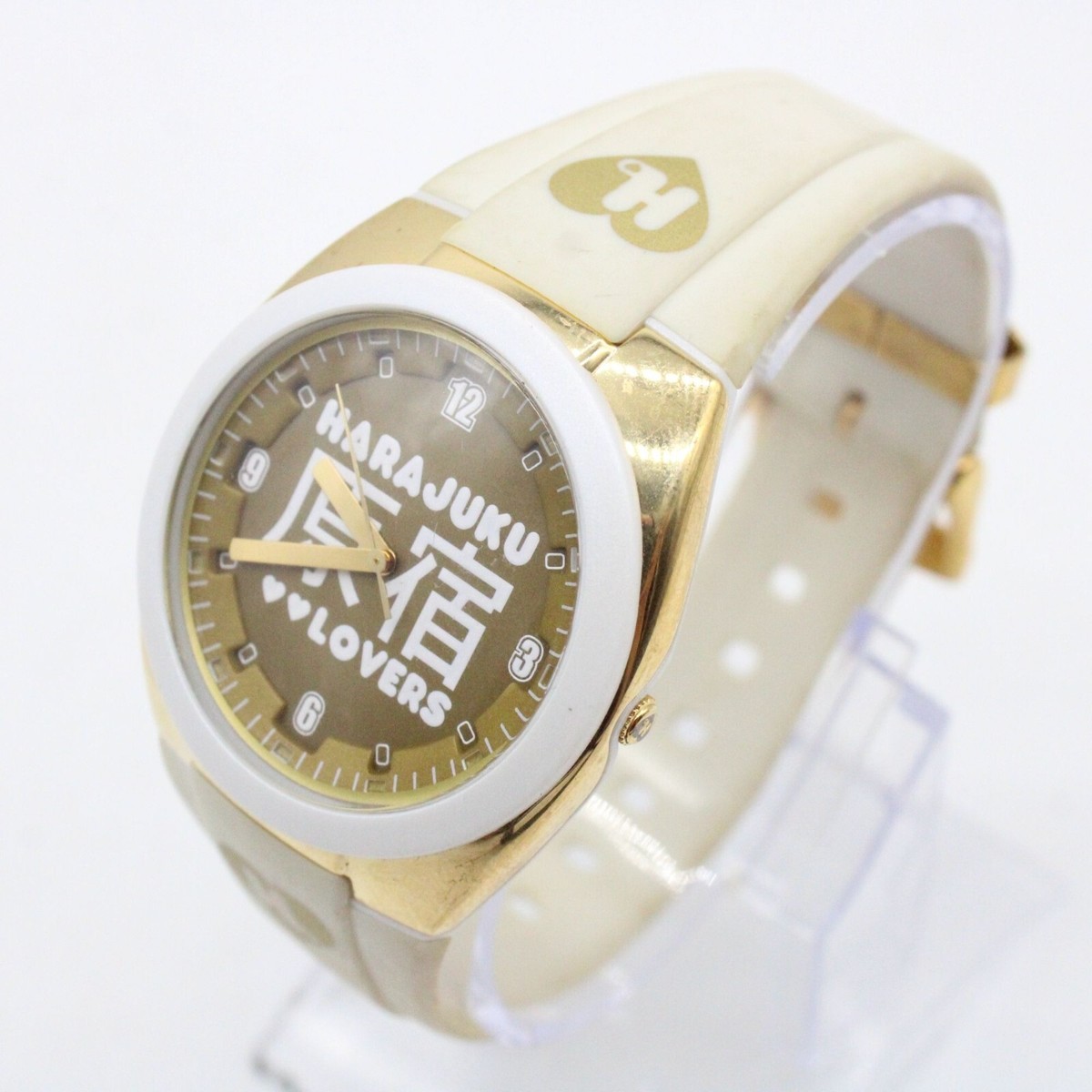 Harajuku Lovers Watch Unisex Gold Tone Stainless Steel  display picture 3