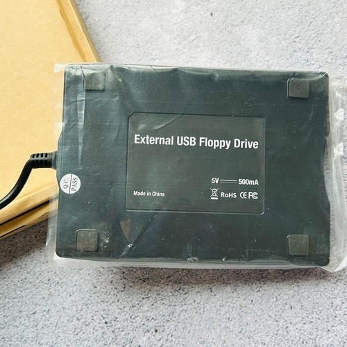 Unità floppy disk esterna USB 3,5 pollici portatile 1,44 MB unità floppy FDD - Foto 4 di 7