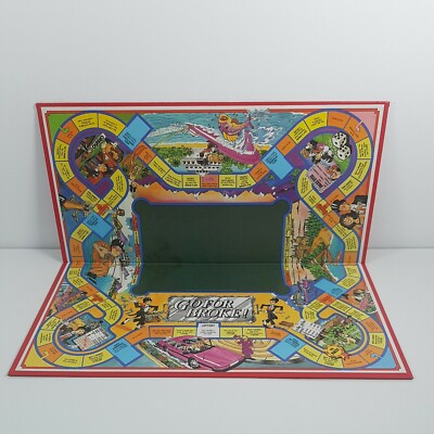 MB Spiele Go For Broke 1985 Vintage Ersatzteile Parts NUR PLATINE