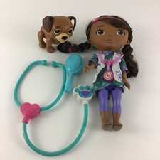 Disney Junior Doc McStuffins Doll My Friend Pet Vet Doc Findo Puppy Medical Tool