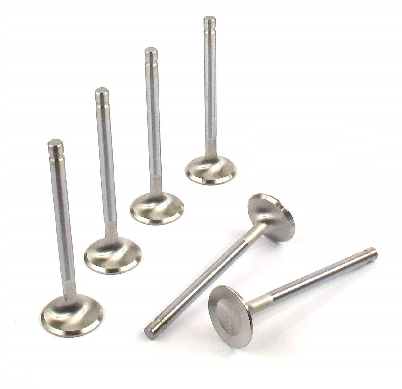 +.100" Longer 2.02" Intakes & 1.60" Exhaust Stainless Steel Valve Set SB Chevy