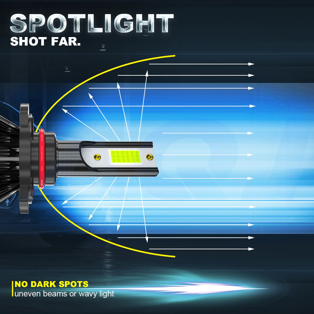 For Scion tC 2014 2015 2016 2PC 8000K LED Headlight Kit High / Low