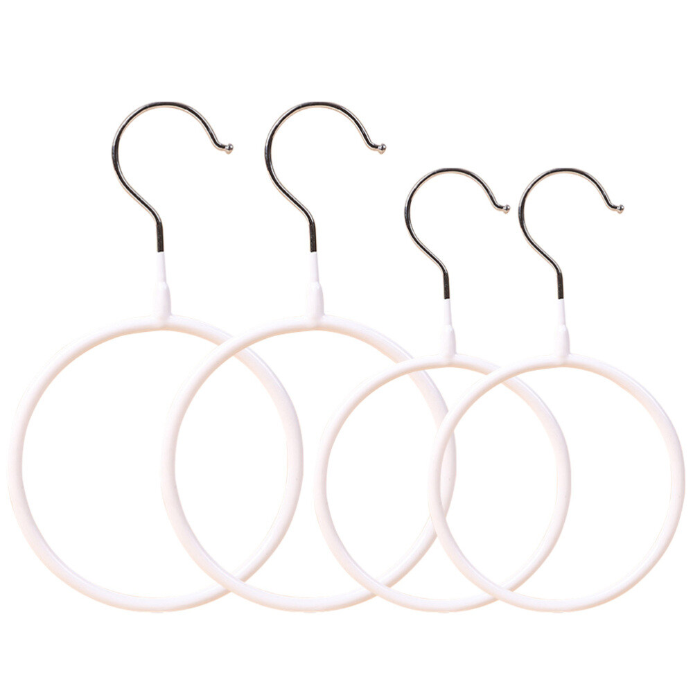 4 Pcs White Round Hanger Wall Hangers for Clothes eBay