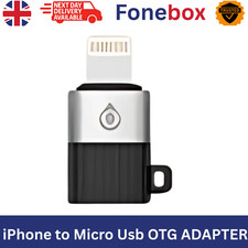 Micro USB To 8Pin Charger Adapter, USB To Lighting Convertor For Apple iPhone