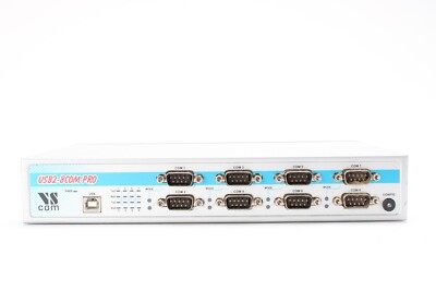 VScom USB-8COM-PRO USB2.0 to 8x RS232/422/485 Ports (DB9 male)