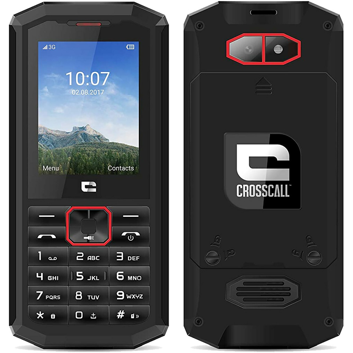 BNIB Crosscall Spider X5 3G Black 128MB + 64MB Dual-SIM Factory