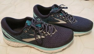 brooks ghost 11 navy grey blue