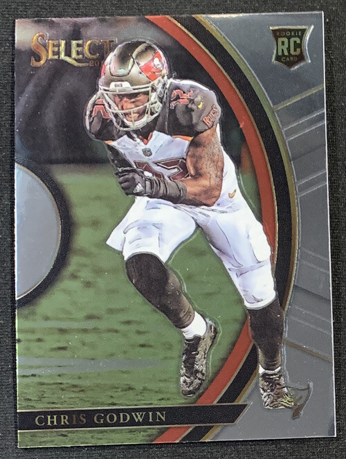 Chris Godwin 2017 Panini Select Rookie Card RC #96  TAMPA BAY BUCCANEERS  qty