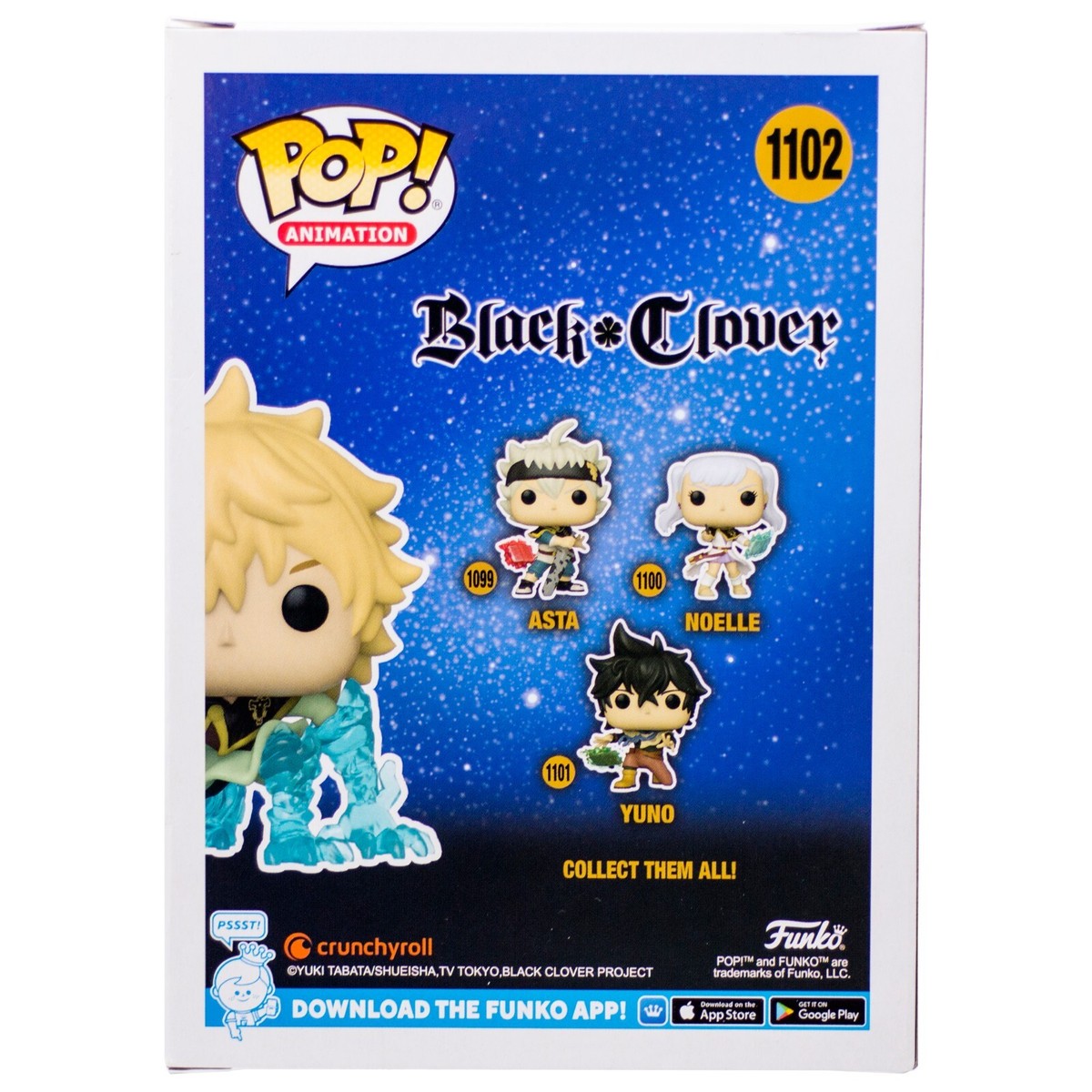 Black Clover Luck Voltia CHASE Funko Pop #1102 GITD AAA