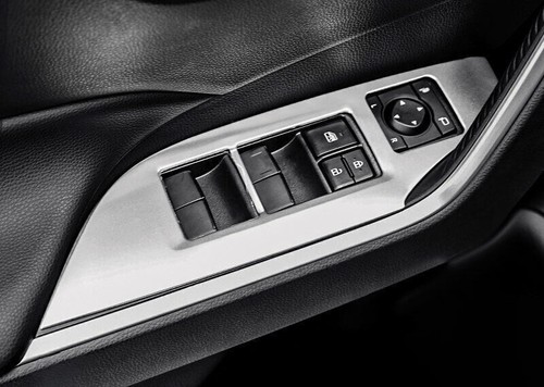 Matte Silver Window Lift Switch Button Panel Trims For Toyota RAV4 2019-2023 - Bild 2 von 6