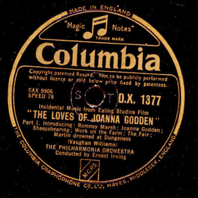PHILHARM.ORCH. & IRVING Vaughan Williams: ''The Loves Of Joanna Godden''  G3176