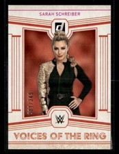 2023 Chronicles WWE Voices of the Ring Sarah Schreiber 196 Pink Parallel 301/349
