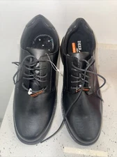 Deer Stags Crown Work Shoes (Mens Size 11/M) Slip & Water Resistant, All Black