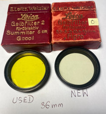 Leitz Wetzlar filter Nr.0 and Nr.2 M37