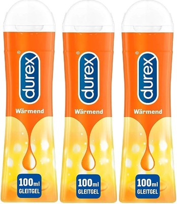 Durex Play Wärmend Gleitgel auf Wasserbasis - Sanftes Gleitmittel mit wärmendem