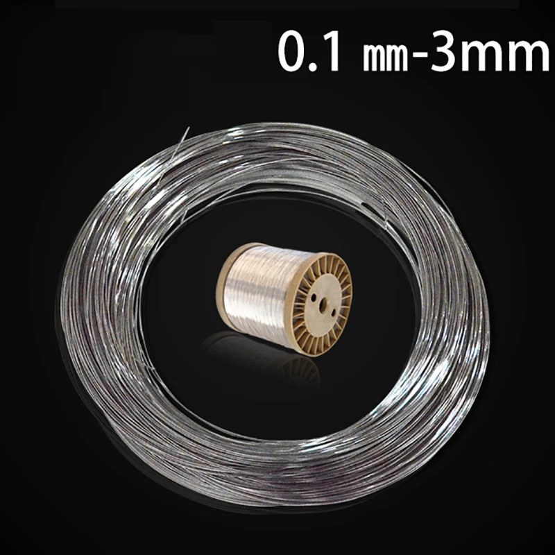 304 Stainless Steel Wire Smooth Jewellery Making Wire Dia 0.1 - 3mm Soft /  Hard