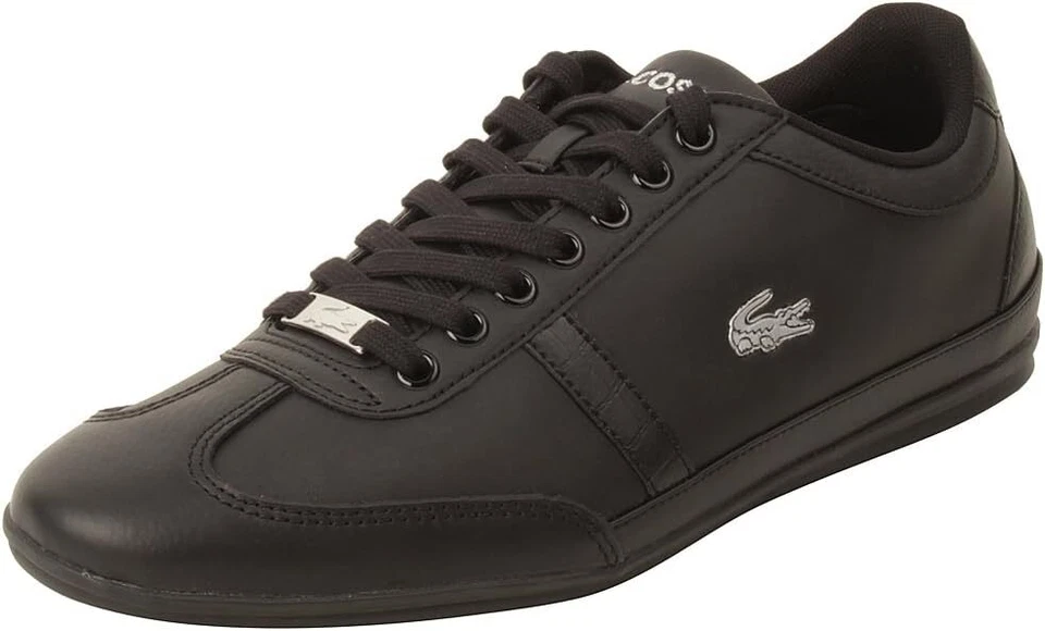 Cocodrilo deportivo Lacoste Misano para hombre negro/negro 11,5 D Foto 3 de 4