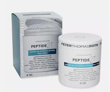 Peter Thomas Roth Peptide 21 Amino Acid Exfoliating Peel Pads - 60pc NEW IN BOX