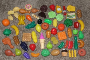 plastic food toys