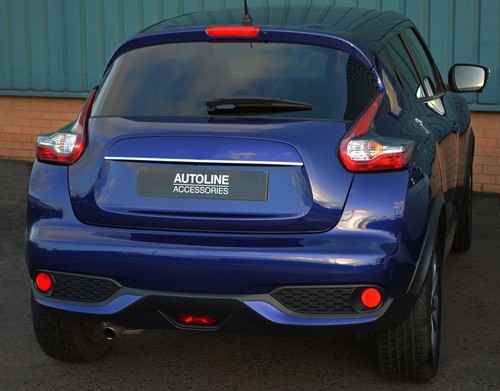 Chrome Rear Door Handle Cover Tailgate Grab Trim To Fit Nissan Juke (2010+) - Picture 9 of 9
