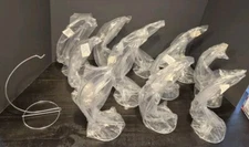 Lot of (12) Plymor Simple shiny silver-plated Ornament Stand, 9"