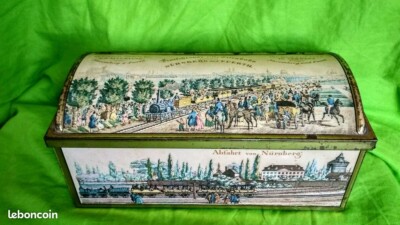Vintage E. Otto Schmidt Eisenbahn Tortenbox