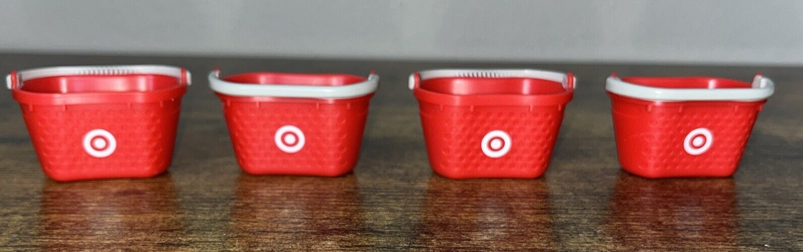 Monopoly 2021 Target Edition Replacement lot of 4 Plastic Shopping